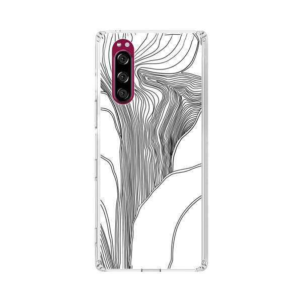 Abstract Line Art Design Sony Xperia 5 Case
