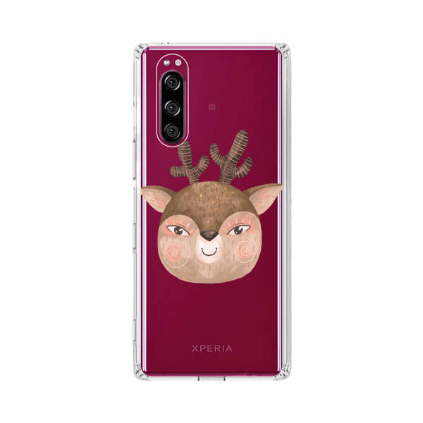 Cute Cartoon Deer Face Sony Xperia 5 Case