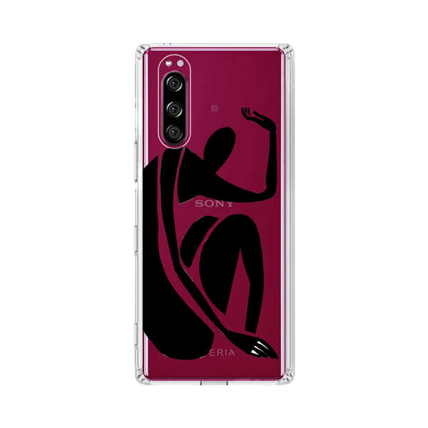 Minimalist Abstract Human Figure Sony Xperia 5 Case