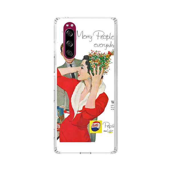 Vintage Pepsi-Cola Holiday Advertisement Sony Xperia 5 Case