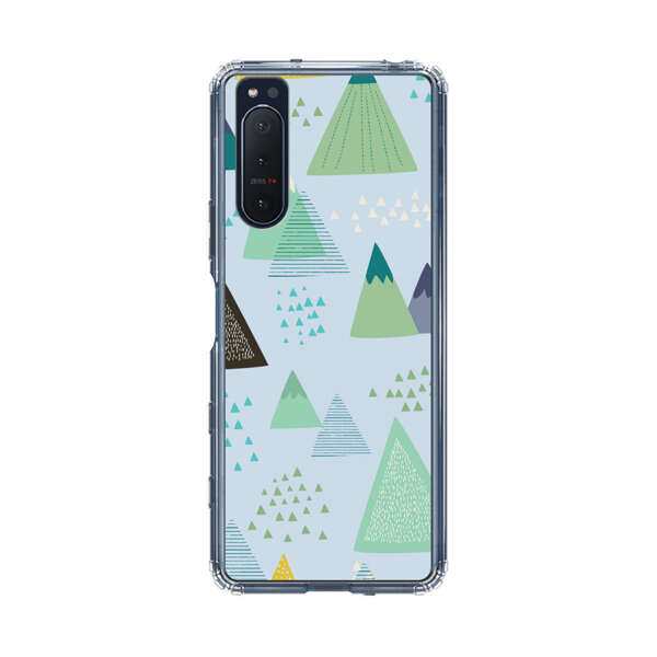 Colorful Abstract Mountain Pattern Sony Xperia 5 II Case