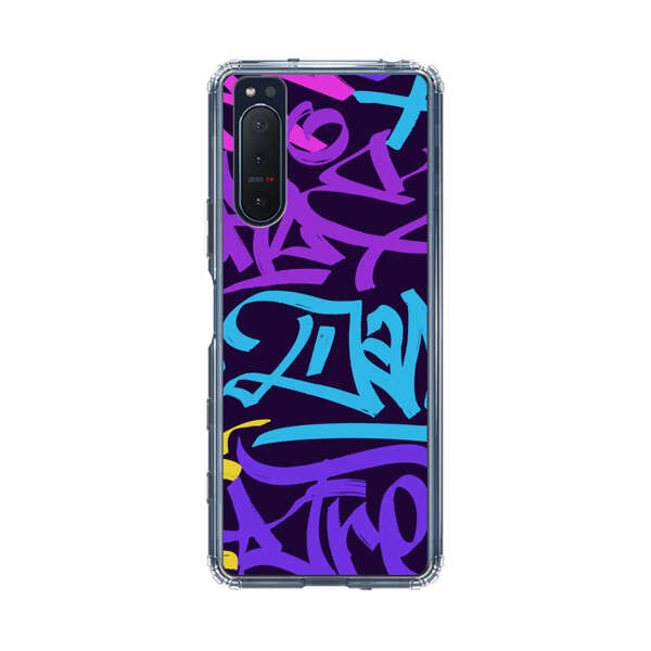 Colorful Graffiti Pattern Sony Xperia 5 II Case