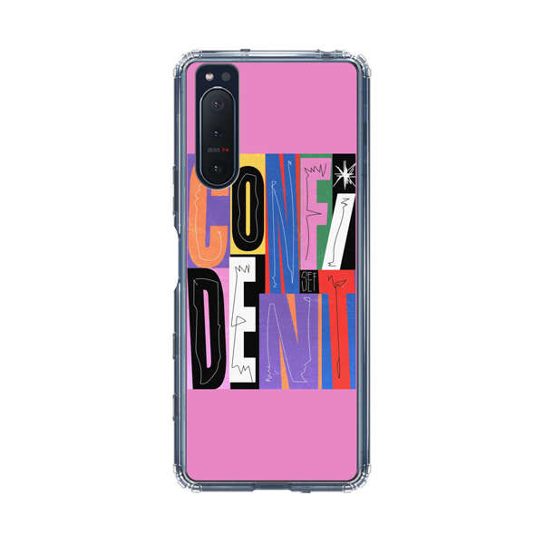 Confident Bold Colorful Typography Sony Xperia 5 II Case