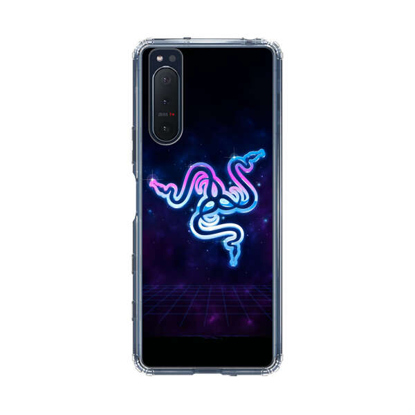 Glowing Neon Triple Snake Sony Xperia 5 II Case