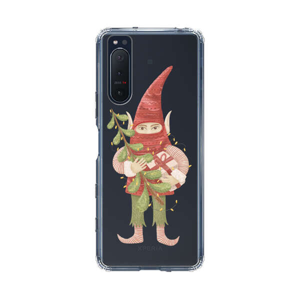 Holiday Gnome with Mistletoe and Gift Sony Xperia 5 II Case