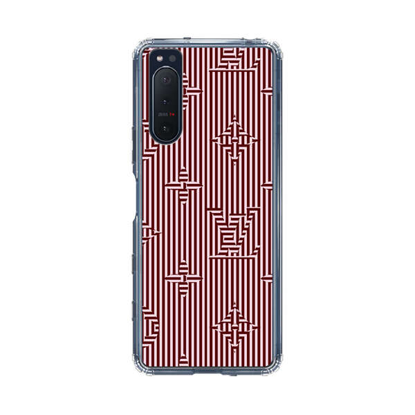 Intricate Geometric Striped Pattern Sony Xperia 5 II Case