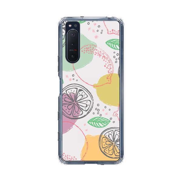 Lemon Colorful Abstract Pattern Sony Xperia 5 II Case