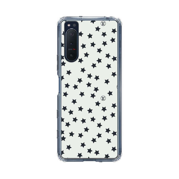 Minimalist Black Stars Pattern Sony Xperia 5 II Case