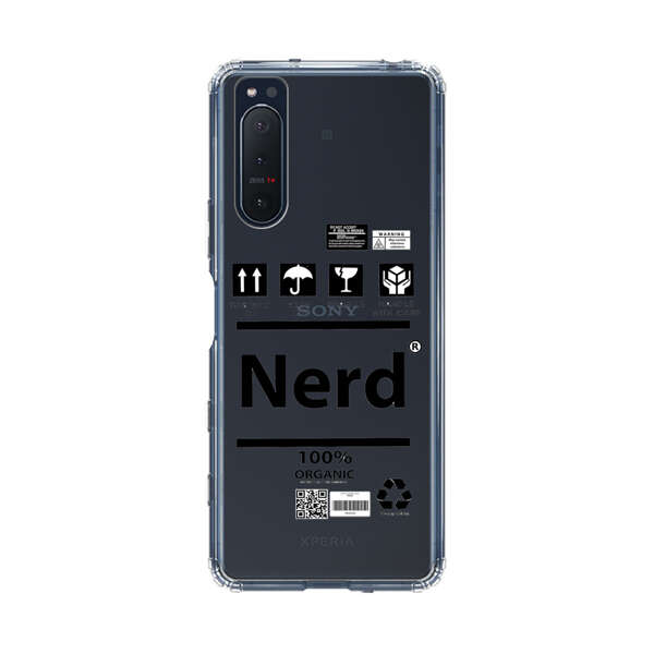Minimalist Nerd Shipping Icons Design Sony Xperia 5 II Case