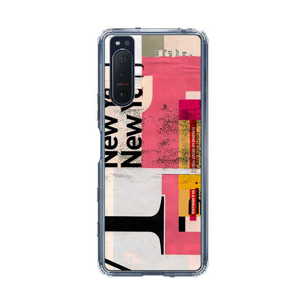 Modern Abstract Collage Artwork Sony Xperia 5 II Case