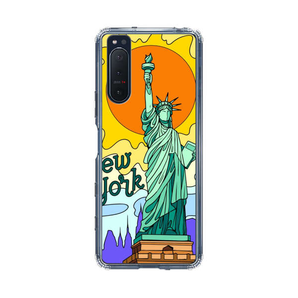 Statue of Liberty New York Artistic Sun Sony Xperia 5 II Case