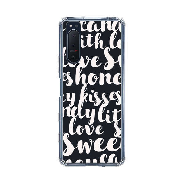 Sweet Honey Kisses Love Sugar Candy Pattern Sony Xperia 5 II Case