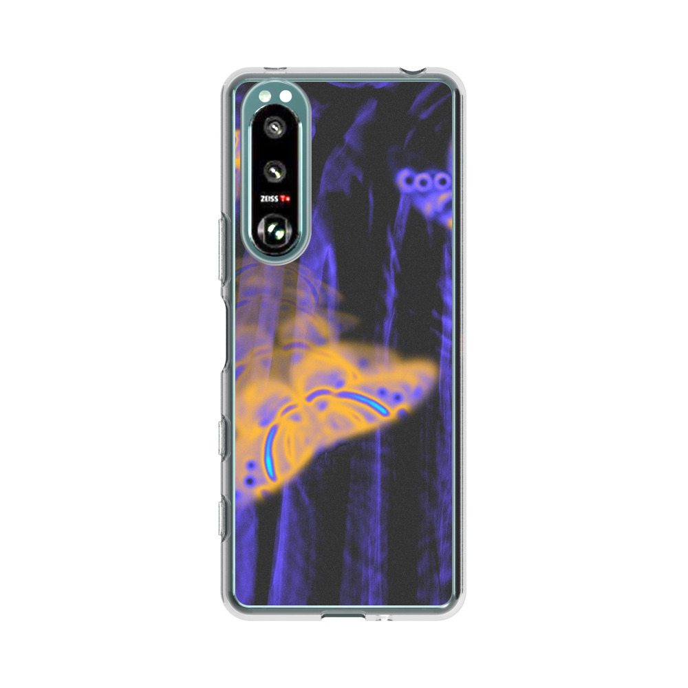 Neon Glowing Butterflies Sony Xperia 5 III Case
