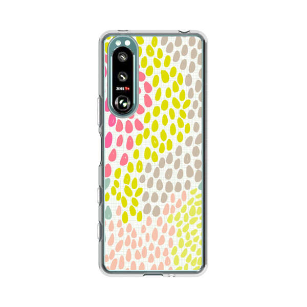 Colorful Abstract Teardrop Pattern Sony Xperia 5 III Case