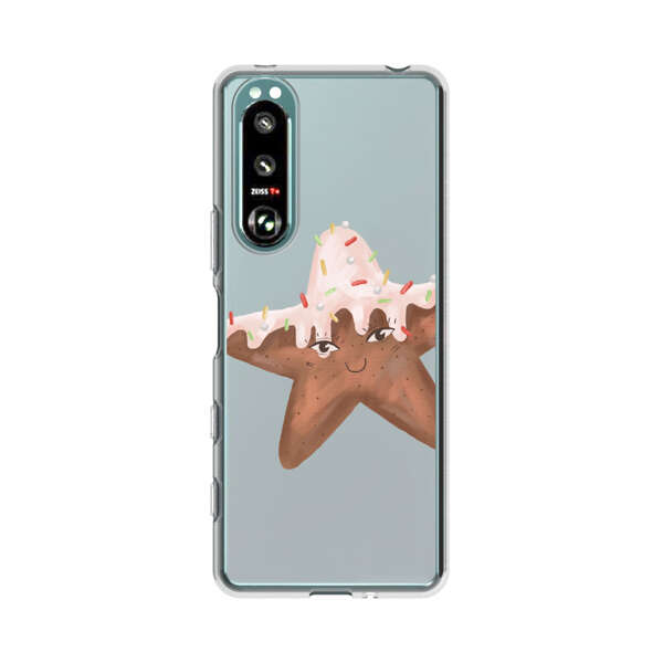 Smiling Gingerbread Star Cookie Sony Xperia 5 III Case